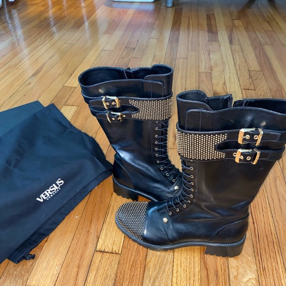 Versace combat boots NWT - Picture 2 of 6